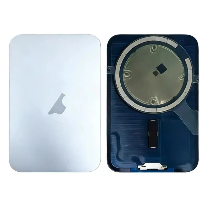 Vitre arrière iPhone 17 Pro Max – Aimants MagSafe – Argent