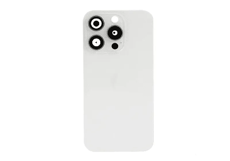 Apple iPhone 15 Pro Max Backcover Glass + MagSafe Magnet – White Titanium