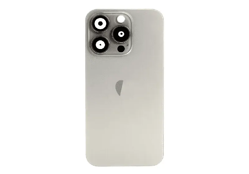 Apple iPhone 15 Pro Max Backcover Glass + MagSafe Magnet – Natural Titanium