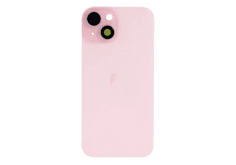 Apple iPhone 15 Plus Backcover Glass + Metal Plate + MagSafe Magnets – Pink