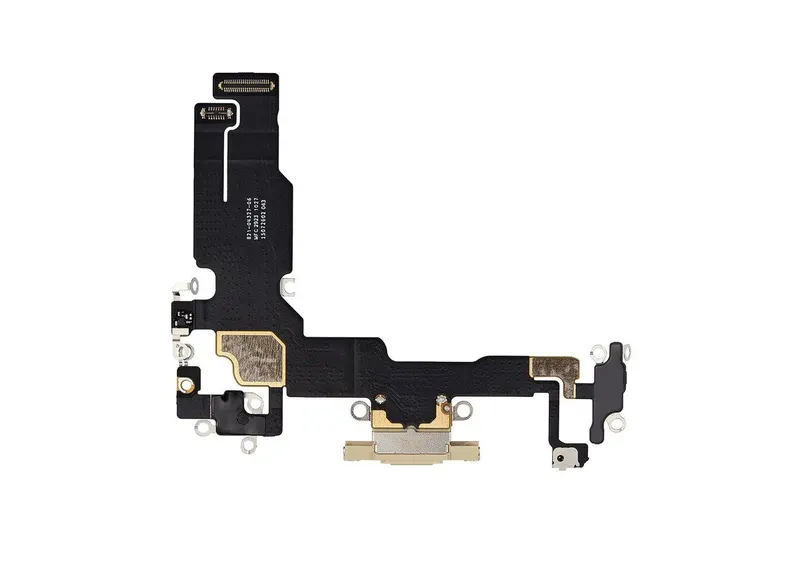 Apple iPhone 15 Charging Port Flex Cable – Yellow