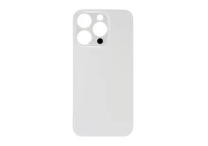 Apple iPhone 14 Pro Max Backcover Glass – (Big Hole) – Silver