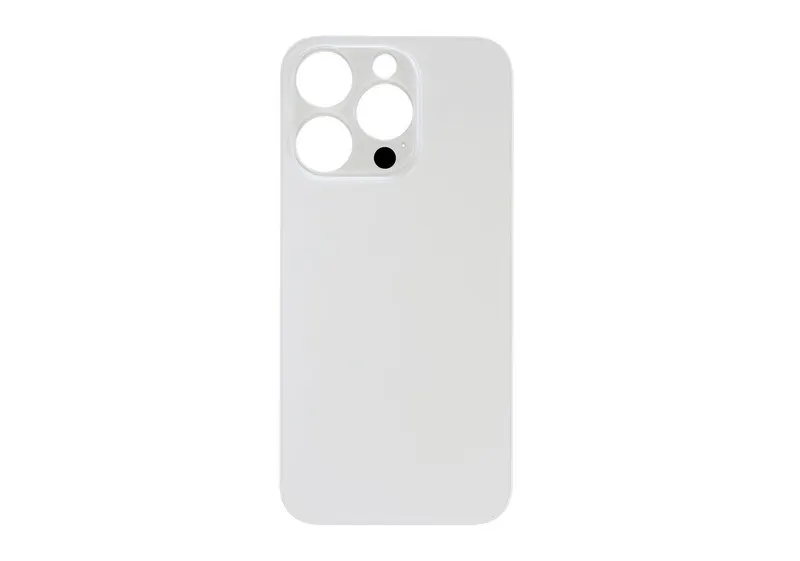 Apple iPhone 14 Pro Backcover Glass – (Big Hole) – Silver