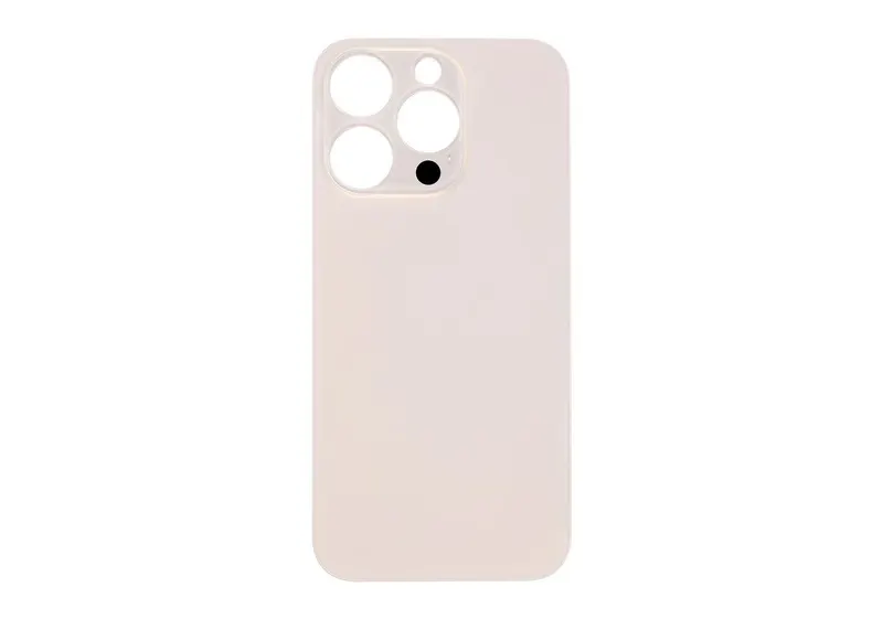 Apple iPhone 14 Pro Backcover Glass – (Big Hole) – Gold