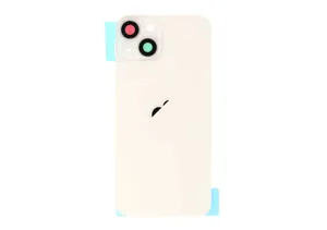 Vitre Arrière iPhone 14 Lumière Stellaire – Avec Plaque Métal + Aimants MagSafe