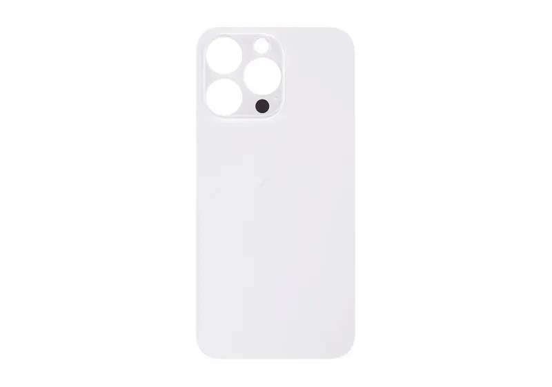Vitre Arrière iPhone 13 Pro Max Argent – Grand Trou Caméra