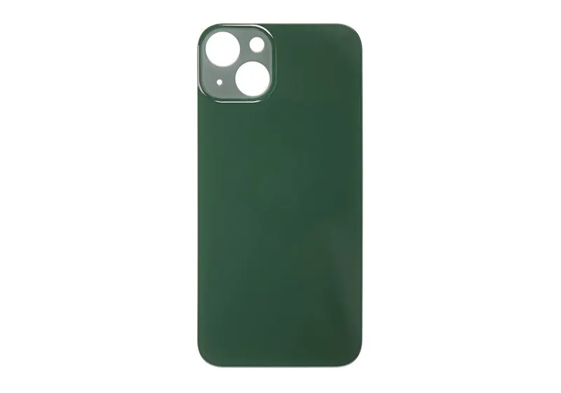 Apple iPhone 13 Mini Backcover Glass – (Big Hole) – Alpine Green
