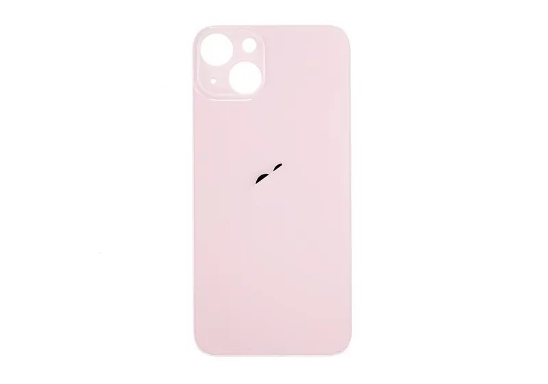 Apple iPhone 13 Mini Backcover Glass – (Big Hole) – Pink