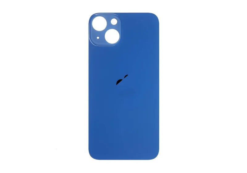 Apple iPhone 13 Backcover Glass – (Big Hole) – Blue