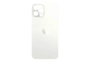 Apple iPhone 12 Pro Backcover Glass – (Big Hole) – Silver