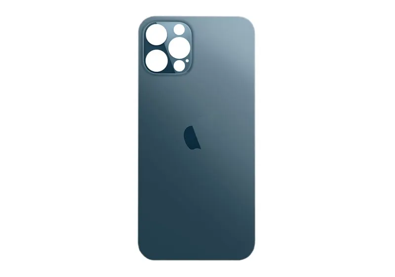 Apple iPhone 12 Pro Backcover Glass – (Big Hole) – Pacific Blue