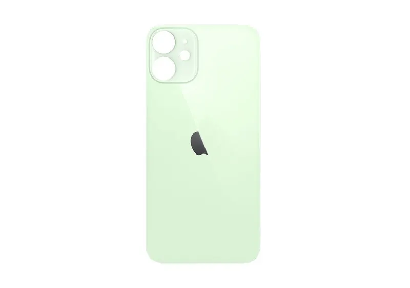 Apple iPhone 12 Mini Backcover Glass – (Big Hole) – Green