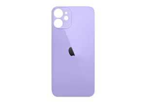 Apple iPhone 12 Mini Backcover Glass – (Big Hole) – Purple