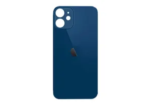 Apple iPhone 12 Backcover Glass – (Big Hole) – Blue