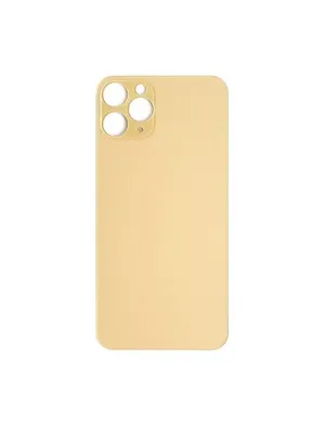 Apple iPhone 11 Pro Max Backcover Glass – (Big Hole) – Gold