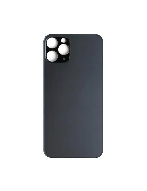 Apple iPhone 11 Pro Max Backcover Glass – (Big Hole) – Black