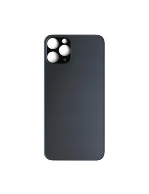 Apple iPhone 11 Pro Backcover Glass – (Big Hole) – Black