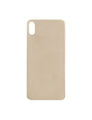 Apple iPhone XS Max Backcover Glass – (Big Hole) – Gold