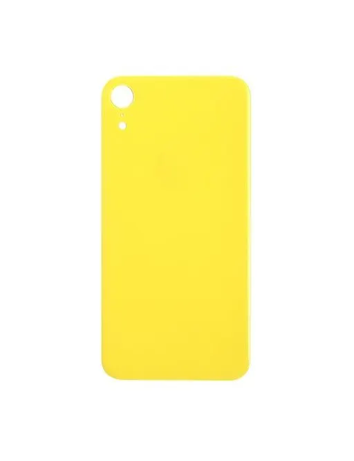 iPhone XR Backcover Vetro - (Grande Foro) - Giallo