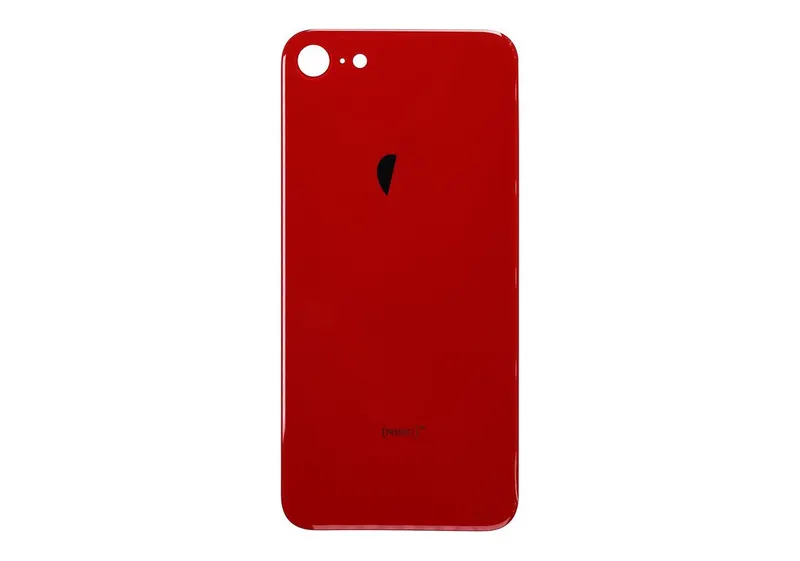 Apple iPhone SE (2022) Backcover Glass – (Big Hole) – Red Edition