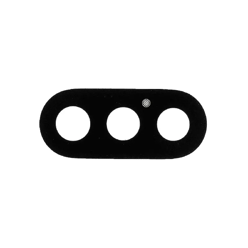 Objectif de l'appareil photo de l'iPhone X Noir