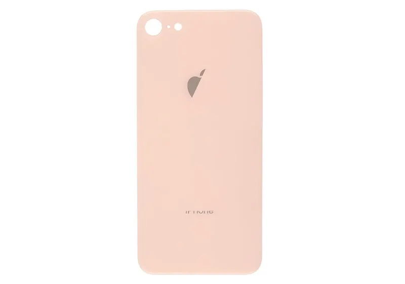 Apple iPhone 8 Backcover Glass – (Big Hole) – Gold