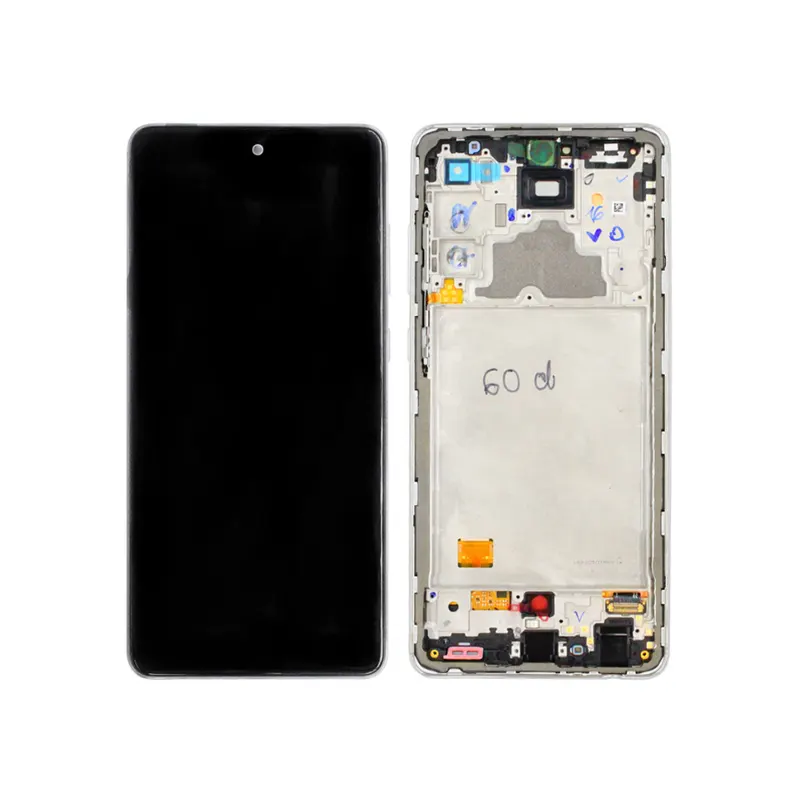 Samsung SM-A725F Galaxy A72 4G Ecran LCD + Ecran tactile + Cadre - GH82-25460D/GH82-25849D - Blanc