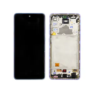 Pour Samsung SM-A725F Galaxy A72 4G Ecran LCD + Touchscreen + Frame - GH82-25460C/GH82-25849C - Violet