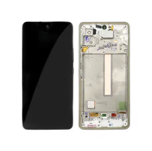 Samsung SM-A536B Galaxy A53 5G LCD Display + Touchscreen + Frame - GH82-28024B/GH82-28025B - White