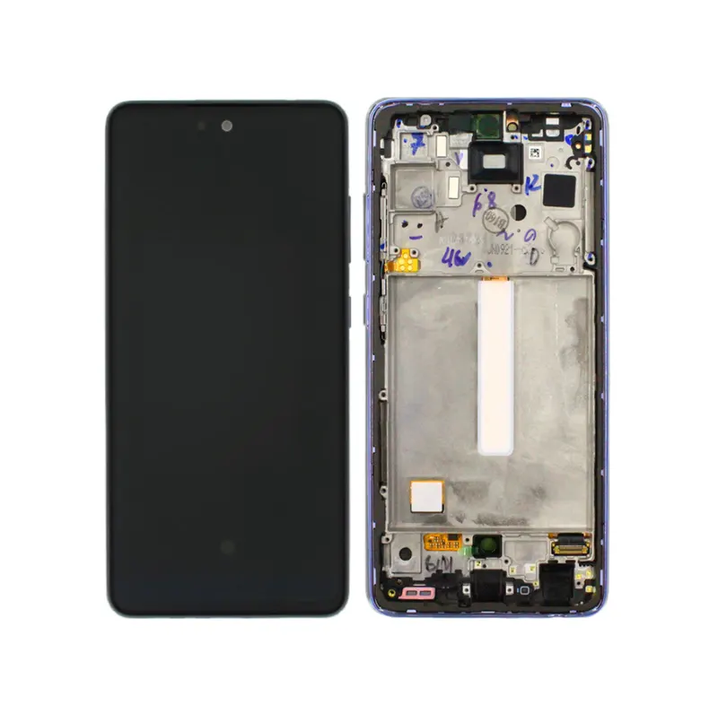 Samsung SM-A528B Galaxy A52s LCD Display + Touchscreen + Frame - GH82-26861C/GH82-26863C/GH82-26909C - Violet