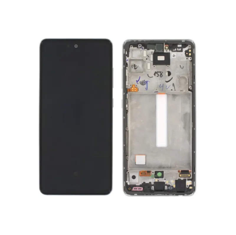 Samsung SM-A525F Galaxy A52 4G/SM-A526B Galaxy A52 5G LCD Display + Touchscreen + Frame - GH82-25524D/GH82-25754D - White