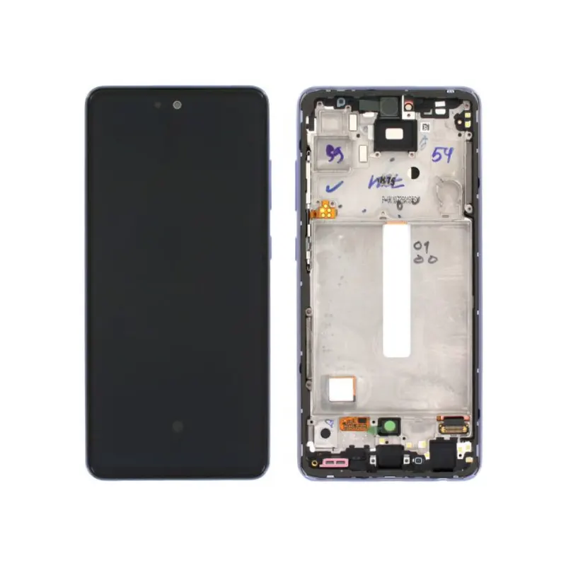 Samsung SM-A525F Galaxy A52 4G/SM-A526B Galaxy A52 5G LCD Display + Touchscreen + Frame - GH82-25524C/GH82-25754C/GH82-25526C - Violet