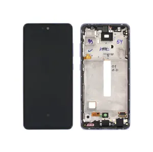 Samsung SM-A525F Galaxy A52 4G/SM-A526B Galaxy A52 5G LCD Display + Touchscreen + Frame - GH82-25524C/GH82-25754C/GH82-25526C - Violet