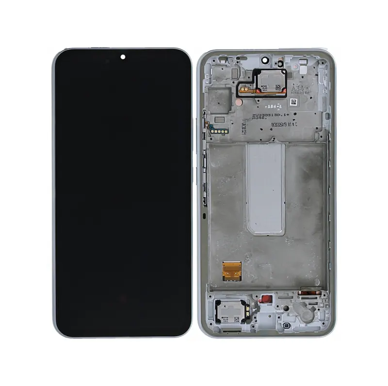 Samsung SM-A346B Galaxy A34 Ecran LCD + Touchscreen + Frame - GH82-31200B/GH82-31201B - Silver