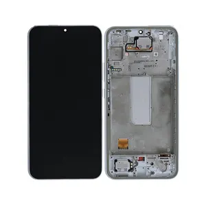Samsung SM-A346B Galaxy A34 Ecran LCD + Touchscreen + Frame - GH82-31200B/GH82-31201B - Silver