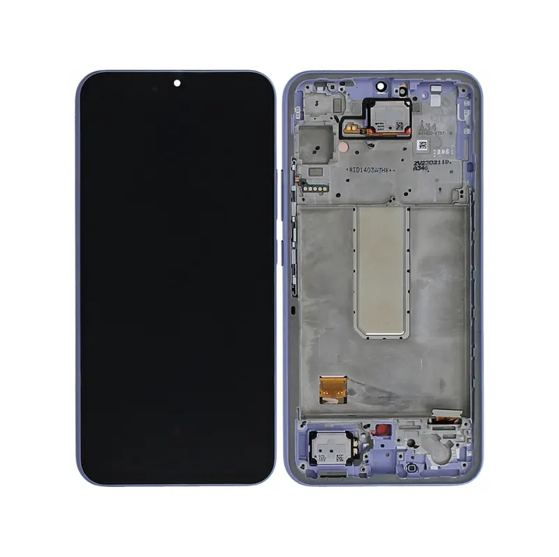 Samsung SM-A346B Galaxy A34 Ecran LCD + Touchscreen + Frame - GH82-31200D/GH82-31201D - Violet
