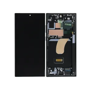 Samsung SM-S918B Galaxy S23 Ultra Ecran LCD + Ecran tactile + Cadre - GH82-30465E/GH82-30466E - Gris