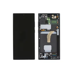 Samsung SM-S908B Galaxy S22 Ultra Ecran LCD + Ecran tactile + Cadre - GH82-27488E/GH82-27489E - Gris