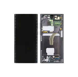 Samsung SM-S908B Galaxy S22 Ultra Ecran LCD + Ecran tactile + Cadre - GH82-27488A/GH82-27489A - Noir