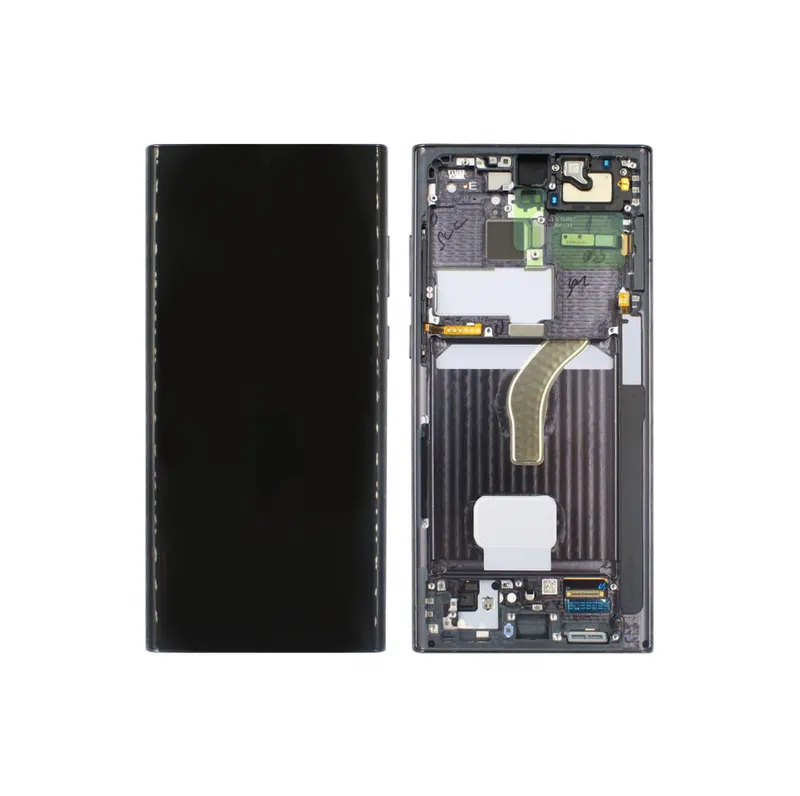 Samsung SM-S908B Galaxy S22 Ultra Ecran LCD + Ecran tactile + Cadre - GH82-27488A/GH82-27489A - Noir
