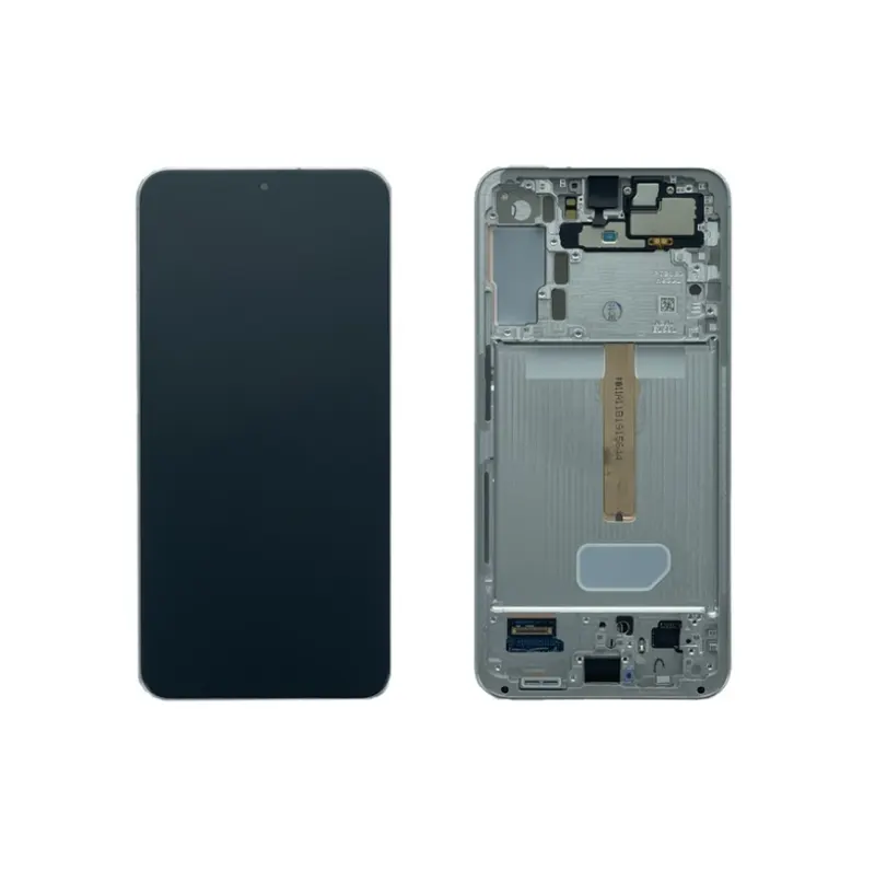 Samsung SM-S906B Galaxy S22 Plus Ecran LCD + Ecran tactile + Cadre - GH82-27500B/GH82-27501B - Blanc
