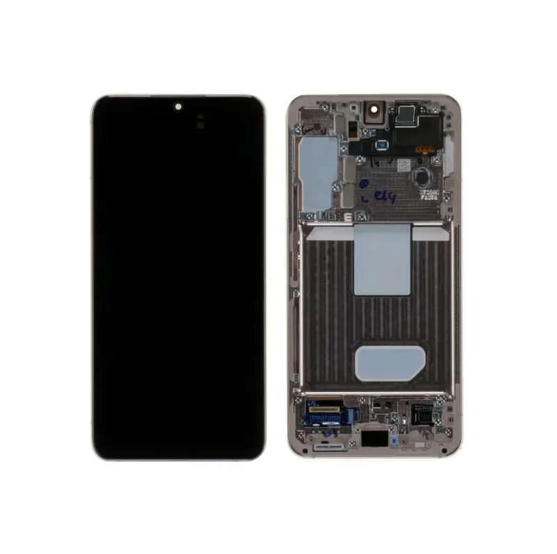 Samsung SM-S901B Galaxy S22 Écran LCD + écran tactile + cadre - GH82-27520D/GH82-27521D - Or rose