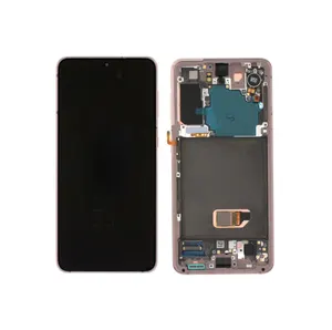 Samsung SM-G991B Galaxy S21 Écran LCD + écran tactile + cadre - GH82-27255D/GH82-27256D - Rose
