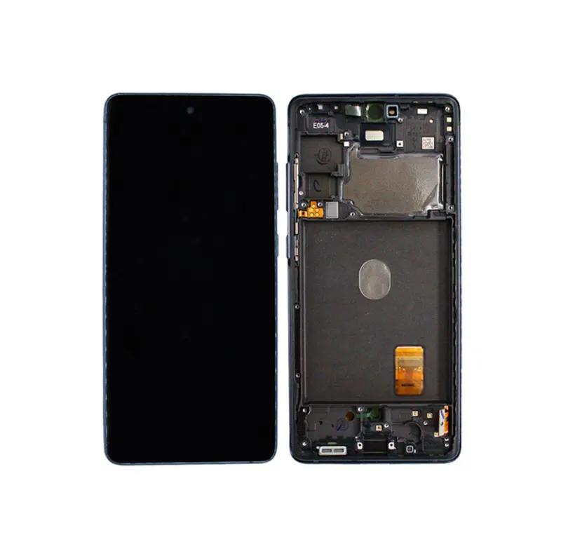 Samsung SM-G780F Galaxy S20 Fan Edition 4G/SM-G781B Galaxy S20 Fan Edition 5G LCD Display + Touchscreen + Frame GH82-24220A/GH82-24219A/GH82-24214A/GH82-24215A Blue
