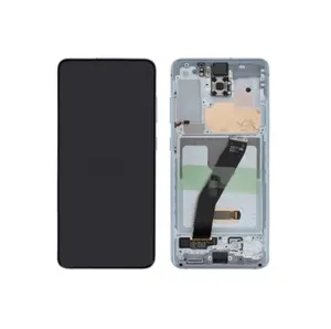 Samsung G980F Galaxy S20/G981F Galaxy S20 5G LCD Display + Touchscreen + Frame GH82-22123D/GH82-22131D Cloud Blue