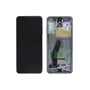 Samsung G980F Galaxy S20/G981F Galaxy S20 5G LCD Display + Touchscreen + Frame GH82-22123A/GH82-22131A Cosmic Grey