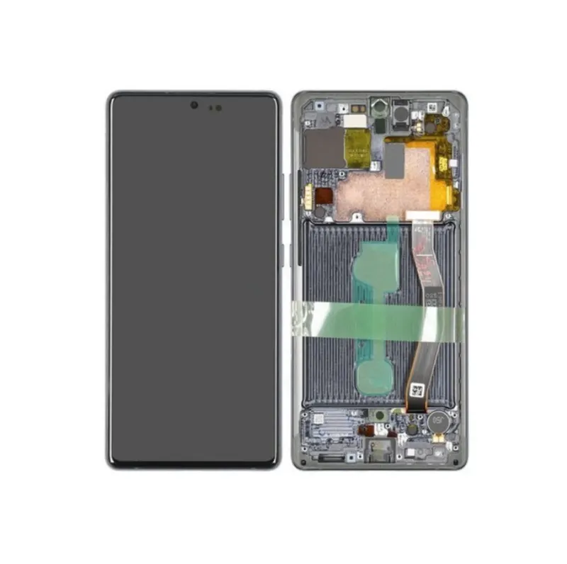 Samsung G770F Galaxy S10 Lite Écran LCD + écran tactile + cadre - GH82-21992A/GH82-21672A - Noir