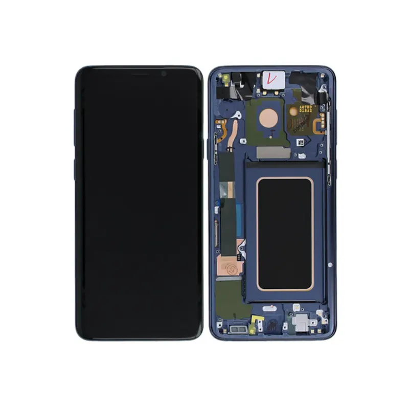 Samsung G960F Galaxy S9 Écran LCD + écran tactile + cadre - GH97-21696D/GH97-21697D - Bleu