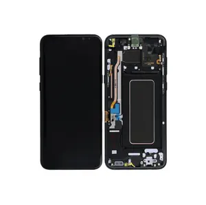 Samsung G950F Galaxy S8 LCD Display + Touchscreen + Frame GH97-20457A;GH97-20473A Midnight Black