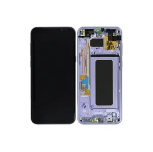 Samsung G950F Galaxy S8 LCD Display + Touchscreen + Frame - GH82-13971C - Orchid Grey